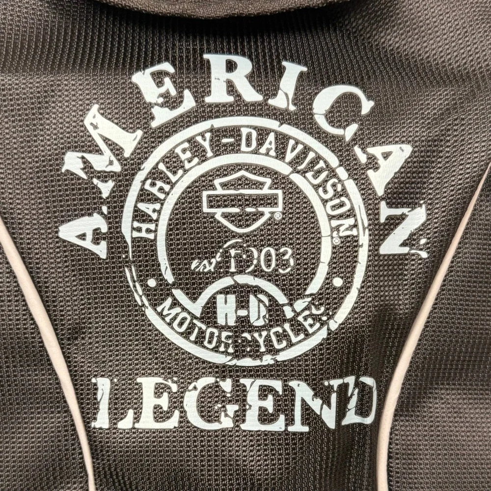 Harley Davidson‎ American Legend Black Drawstring Backpack Bag